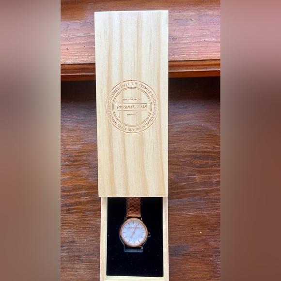 Original Grain stainless steel/wood women’s watch - Picture 3 of 4